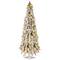 5ft. Pre-Lit Snowy Downswept Artificial Christmas Forestree, Clear Lights